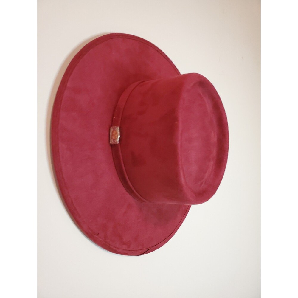 El Mayor Red Velvet Hat View 4